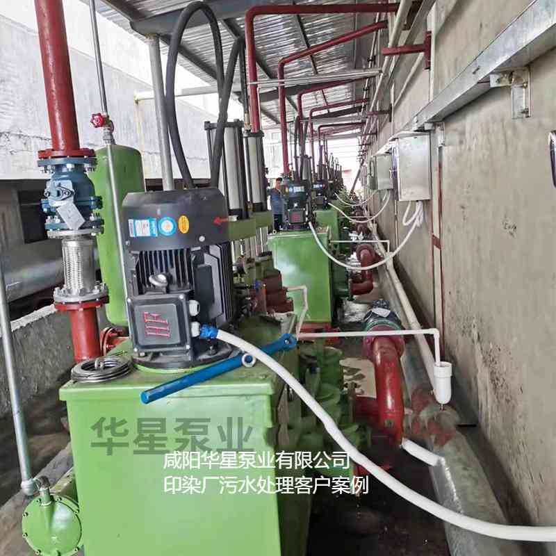印染污水处理使用不锈钢节能柱塞泥浆泵案例