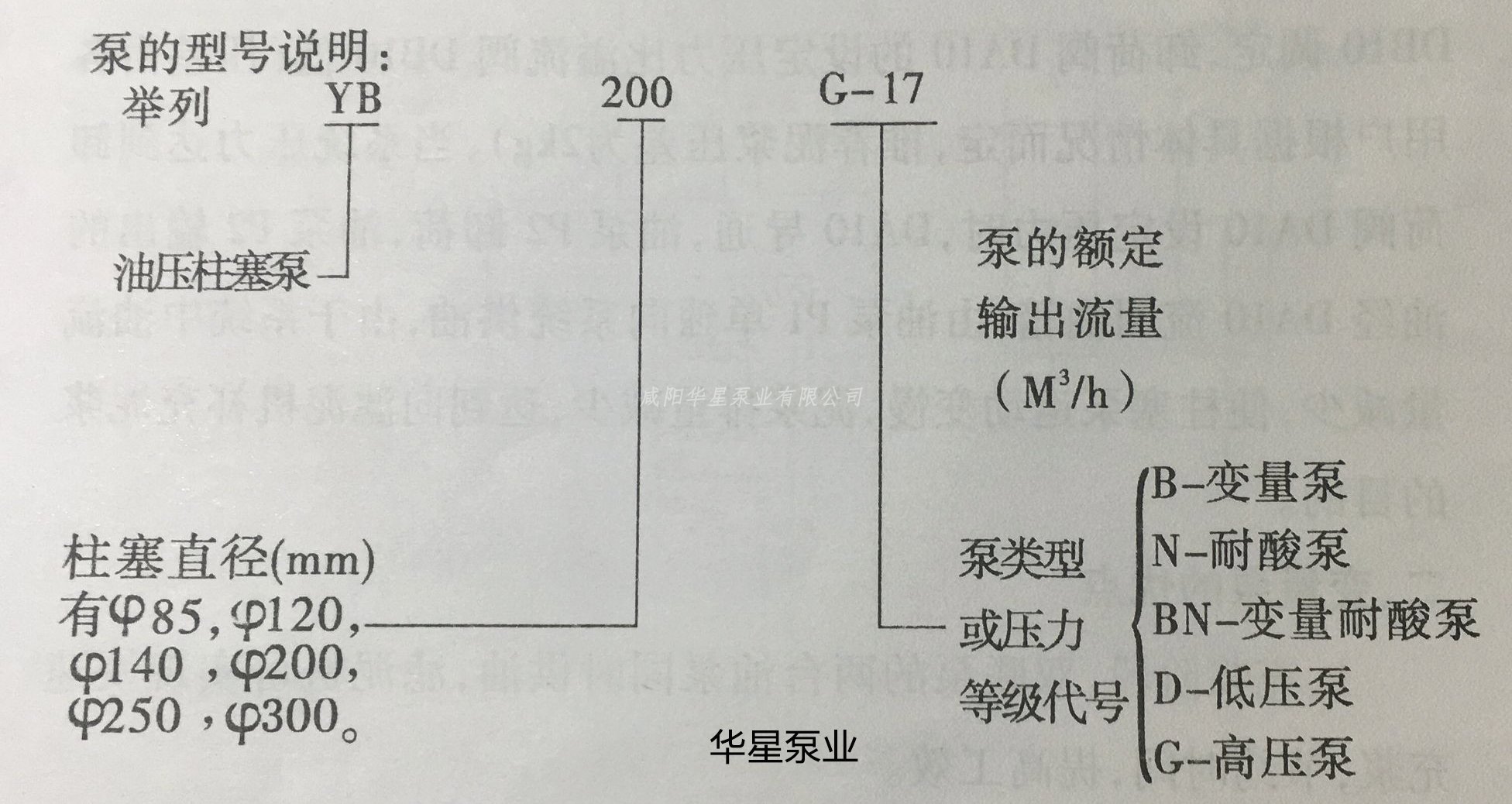陶瓷柱塞泵型号说明