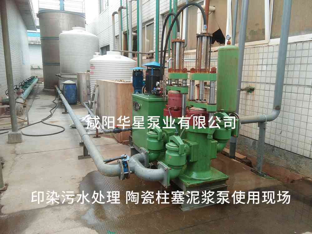 印染污水处理厂使用YBH250-30节能柱塞泥浆泵客户案例-第二个现场-02