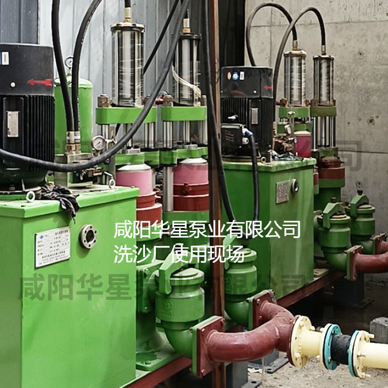 洗沙场使用华星YBH300-60陶瓷柱塞泥浆泵现场-客户案例-第二个案例现场